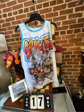 Mens Basketball Jersey Bugs Bunny#1 Space Jam
